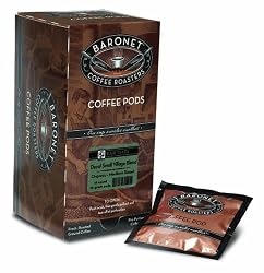 Baronet Coffee Fair Trade Organic Decaf Small Village Blend, 18-Count Coffee Pods (Pack of 3)