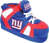 Comfy Feet Men's New York Giants 01 Indoor Slippers,Blue/Red,L M US