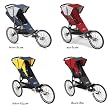 Baby Jogger Performance Jogging Stroller - Single 20 in. (Red-Silver)