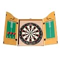 Woodworm Classic Darts Set with Bristle Dart Board and Cabinet