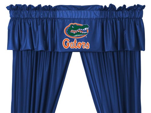 NCAA University of Florida Gators - 5pc Jersey Drapes-Curtains and Valance Set