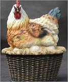 Hen Egg Basket Decorative Ornament Or Traditional Egg Basket