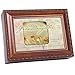 Cottage Garden Granddaughter Woodgrain Traditional Music Box Plays Wonderful World