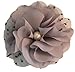 Pearl Chiffon Flower Hair Clip Funny Girl Designs