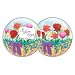Plastic Bubble Balloon - I Love You Flower Basket