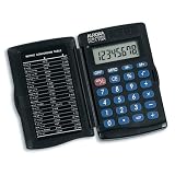 Aurora HC110X Dual Power Compact Style 8 Digit Hardcase Calculator