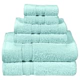 Casual Home 6-pc. Towel Set-Caribbean Aqua