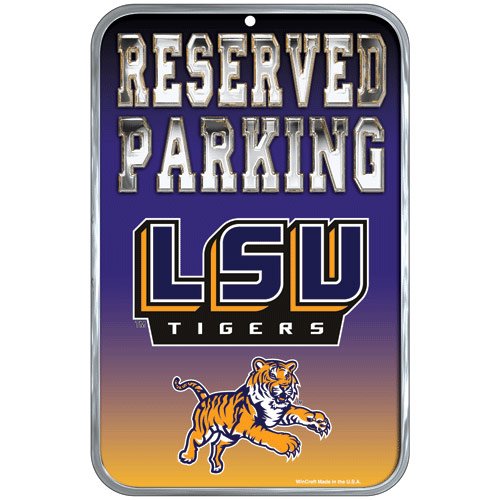 NCAA LSU Tigers 11 Parking Sign