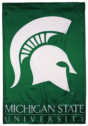Michigan State University Silk Screen Print Flag
