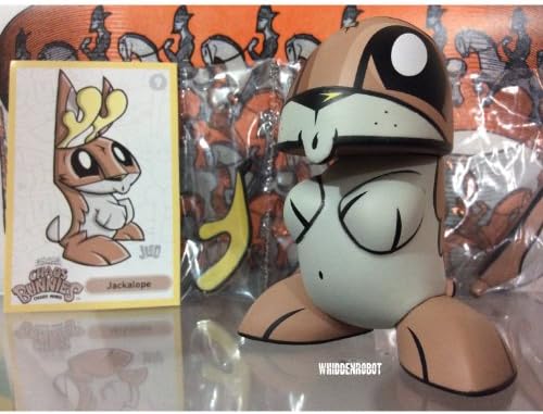 Chaos Bunnies Joe Ledbetter The Loyal Subjects 4" Mini Series Jackalope Bunny (opened to identify)