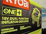 Ryobi P731 18v Dual Function Inflator/Deflator Cordless Air Compressor Battery and Charger Not Inclu