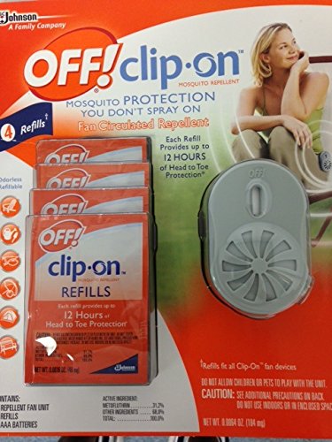 Off! Clip-on Mosquito Repellent with 4 Refills (Mosquito Protection You Don't Spray On) Off! Clip-on Mosquito Repellent with 4 Refills (Mosquito Protection You Don't Spray On)