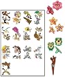 Classic Cartoon Cupcake Rings, Picks, Tats and Balloons - Flintstones, Tom and Jerry, Jestsons, Scooby +