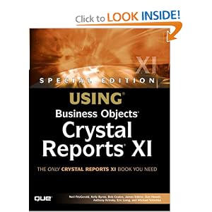 Special Edition Using Business Objects Crystal Reports XI by Fitzgerald et al