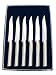 Rada Cutlery Six Serrated Steak Knives 6 Pc Boxed Gift Set, Made in USA
