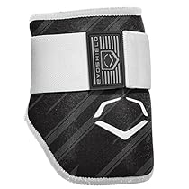 EvoShield MLB Batters Speed Stripe Elbow Guard, Black, Adult
