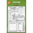 Hero Arts 4x6 Favorite Journal Clear Stamp Set