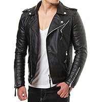 Prestige Homme Herren Jacke Kunst Leder ...