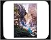 Decorated Mouse Pad with tree, high angle view, rugged, scenic, nobody, stream, daylight, day, waterscape, outdoors, rock, canyon, Asia, landscape, water, daytime, mountain, nature, Taiwan, river, cliffs, outside, gorge, rocky
