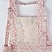 niceEshop Stylish Rose Flower Pattern Women Chefs Cooking Cook Apron Bib with Pockets,Pink
