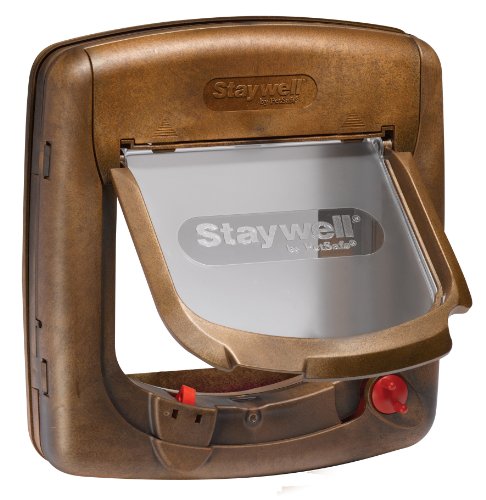 Staywell 420GIFD Magnetische Luxuskatzenklappe mit 4 Verschlussoptionen - Holzoberfl&auml;che Preisvergleich