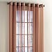 Brylane Home Paris Semi-Sheer Linen Look Grommet Panel