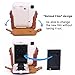 [Fujifilm Instax Mini 8 Case] - CAIUL 2nd Generation [Update Version] Comprehensive Protection Instax Mini 8 Case With Soft PU Leather [ Film Count Show and Easy to Reload Film Design ] (Brown)