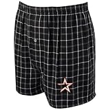 Houston Astros Black Gridiron Boxer Shorts