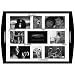 Shadows Photo Collage Serving Tray - Black (14x18)