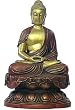 Amitabha Buddha on Lotus base, meditation pose