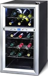 Kalorik Thermoelectric Dual-Zone 18-Bottle Ventilated Wine Cooler