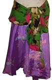 Kariza Authentic Indian Vintage Beautiful 2 Layers Long Silk
Skirt/dress #807 Midi Best Quality 100 Way to Wear Kariza-forever