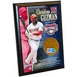 MLB Washington Nationals  Christian Guzman 4-by-6-Inch Dirt Plaque