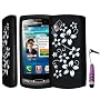 housse �tui coque en silicone noir motif fleurs po&hellip de mta