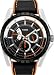 Timex Mens Retrograde Black Leather Strap Watch - T2M428PF