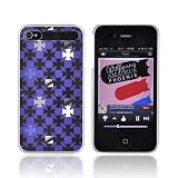 OEM Dickies ICON Clear Plastic Case w 6 Interchangeable Designs, 97001 For AT&T Verizon iPhone 4