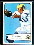 1954 Bowman Elroy Hirsch #32 Los Angeles Rams Football Card - Shipped In Protective ScrewDown Case!