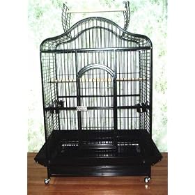 Extra Large Wrought Iron Parrot Cage With Playtop-FREE SHIPPING!! by New Parrot Cages