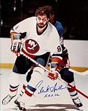 Autographed/Hand Signed Clark Gillies New York Islanders 8x10 Photo