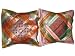 Vintage Sari Cushion Covers-2 Olive Green Pink Silk Zari Borders Floral Brocade Pillow Cover 16"