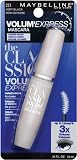 Maybelline New York Volum' Express Curved Brush Washable Mascara, 221 Very Black, 0.34 Fluid Ounce