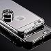 For iPhone 6 Plus Case, Roybens Luxury Metal Air Aluminum Bumper Detachable + Mirror Hard Back Case 2 in 1 Cover Ultra-Thin Frame for Apple iPhone 6 Plus(5.5) - Retail Packaging(Silver)
