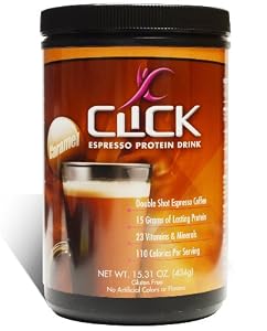 Click Espresso Protein Drink, Caramel, 15.31 Ounce