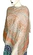 Silk Shawl in Blend Wool Wraps India 72 x 27 inches (jwstl492)
