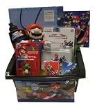 Nintendo Super Mario Easter Basket - Perfect for Birthdays, Get Well Soon Gift, or Other Special Occasion