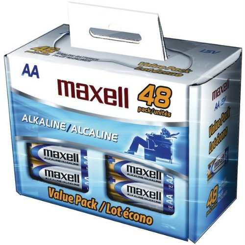 Maxell 723443 LR6 AA Cell 48 Pack Box Battery