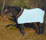 Tuff Rider Fleece Color Block PONY Dress Sheet -Blue