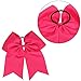 Queentools 15 Colors Hair Bows Grosgrain Ribbon Ponytail Holder 7.5