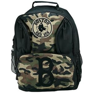 Boston Red Sox Youth Camo Backpack