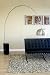 Wholesale Interiors 375a-black Black Cube Marble Base Arco Lamp 3 Boxes